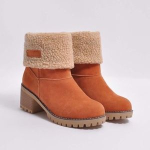 Rust-colored Winter Boots